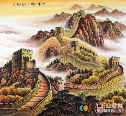 王宁最新力作斗方国画步步高升图《之魂》【作品来源:易从网】