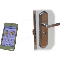 玥豪蓝牙手机锁指纹电子智能锁遥控密码锁大门防盗锁