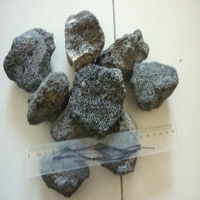 供应火山石颗粒 天然烧烤火山石 优质浮石 多孔黑色火山石