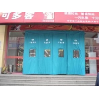 北京西單安裝棉門簾，商場定做皮革門簾，預定中