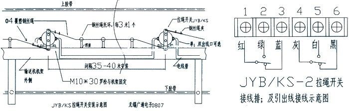 上海杭荣双向拉绳开关和两级跑偏开关现货优惠热销中