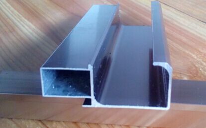 F款隐框晶钢门铝材晶钢门材料橱柜门铝材晶钢