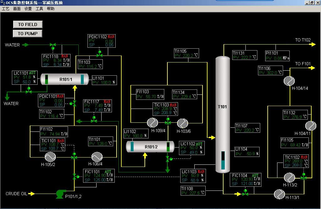油页岩炼油dcs自动化控制系统