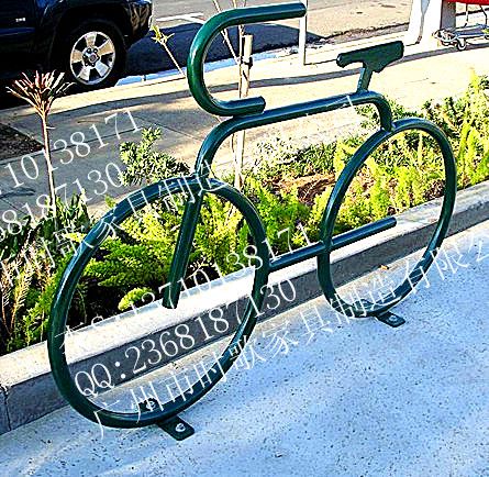 公共场所车架 便民自行车架 可订做单车架 金属
