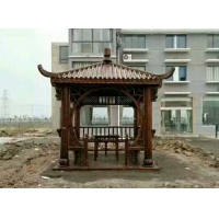 北京碳化木凉亭批发，北京碳化木凉亭批发安装