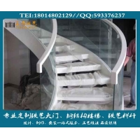 南京王奇装饰专业制作大型钢结构楼梯，精品别墅楼梯LT-010