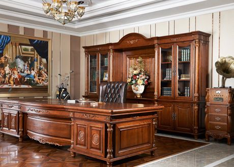 路易十四实木办公班台,欧式办公家具,大班桌,老板办公桌产品图片,路易十四实木办公班台,欧式办公家具,大班桌,老板办公桌产品相册 - 山东佳诚家具有限公司 - 九正建材网