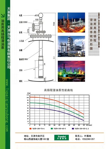 绿牌超高扬程潜油泵