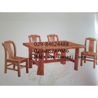 古典榆木桌椅