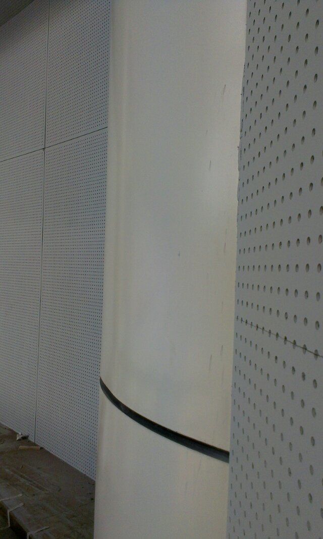 体育馆专用吸音板墙面铝单板 吸声体吊顶