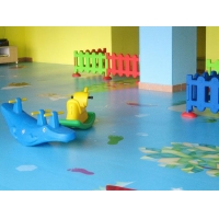 环保幼儿园塑胶地板        幼儿园卡通塑胶地板