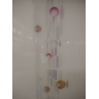 雅詩蘭黛超白復合4d珠彩工藝藝術玻璃 4d超白 絲印玻璃熱賣