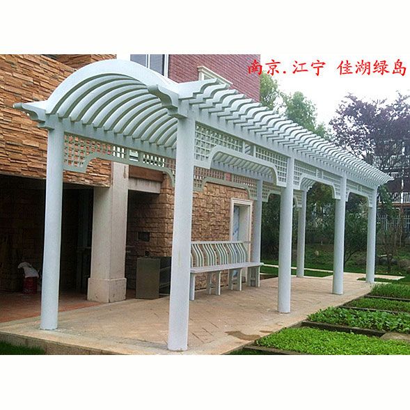 南京优质景观防腐木木廊架|江苏廊架供应