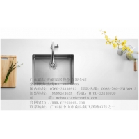 聰信水槽精密拉絲工藝，選用韓國浦項SUS304不銹鋼材質
