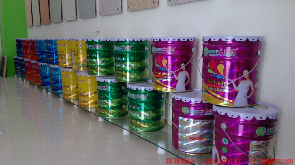 江门油漆涂料知名品牌大自然乳胶漆免费诚招代