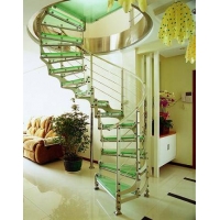 南京柏雅居楼梯－南京钢木楼梯