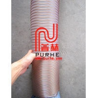 PU彈簧吸塵管，PU伸縮軟管，聚氨酯伸縮耐磨風管