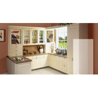 大连实木整体橱柜，橱柜台面，厨房设计，橱柜材质设计