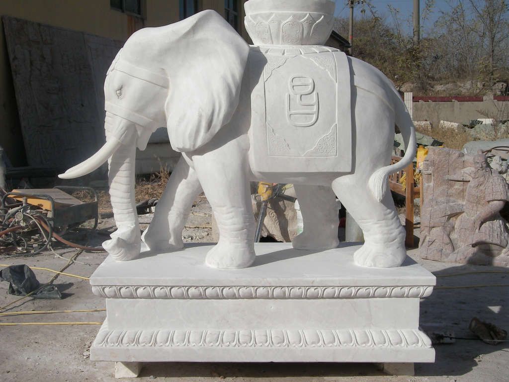 大象精美石雕大象雕塑