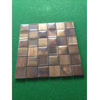 Bump flat  copper mosaic tiles